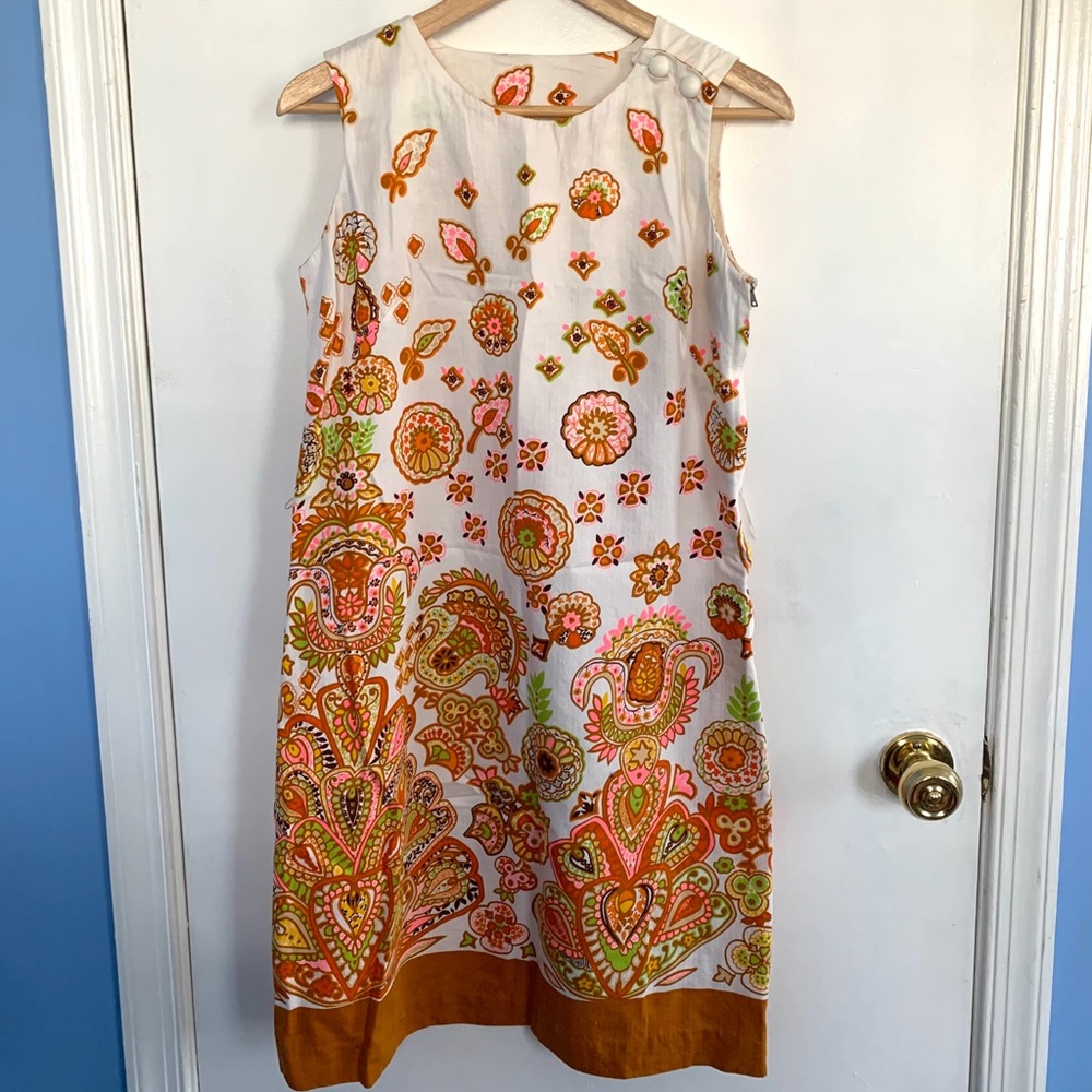 Vintage 1960s Mod Shift Dress